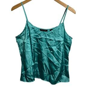 Valerie Stevens Satin Camie Women M Blue Teal Y2K Fairy Bratz 90s